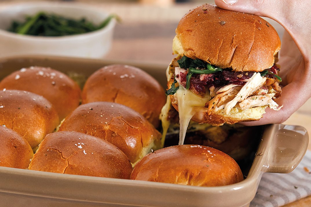 Left Over Turkey Sliders