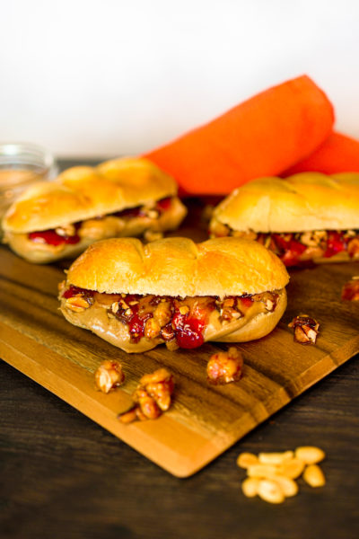 peanut butter and jelly rolls