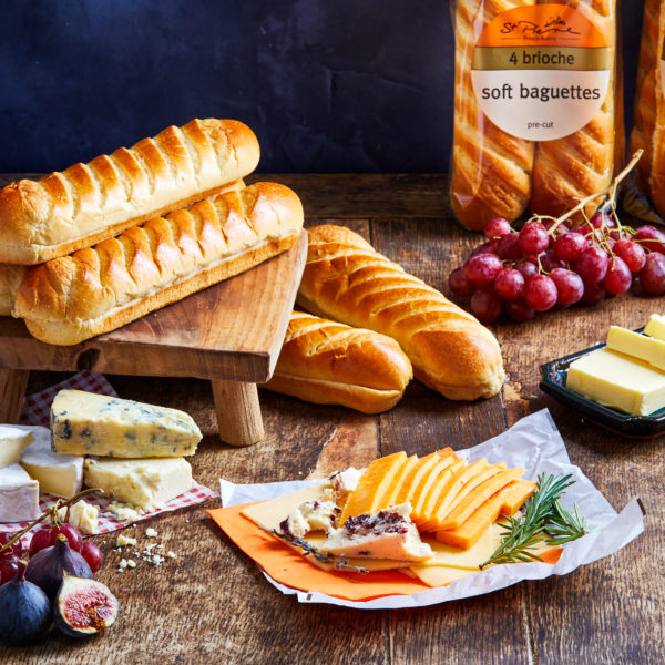 St Pierre Brioche Bread With Cheese Platter