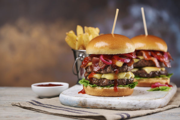 St Pierre Double Cheeseburger