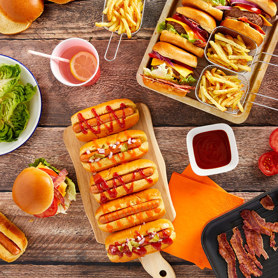 St Pierre Hot Dog Platter
